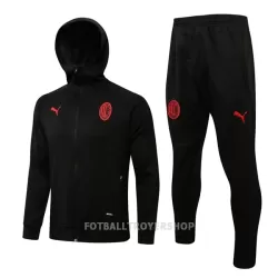 AC Milan Trenings Hettejakke Herre 22-23 Svart AC Milan Trenings Hettejakke Herre 22-23 Svart