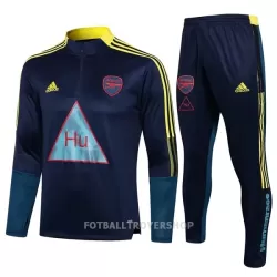 Arsenal Kvart-Zip Trenings Collegegenser Set Barn 22-23 Blå Gul Arsenal Kvart-Zip Trenings Collegegenser Set Barn 22-23 Blå Gul