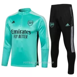 Arsenal Kvart-Zip Trenings Collegegenser Set Barn 22-23 Grønn Arsenal Kvart-Zip Trenings Collegegenser Set Barn 22-23 Grønn