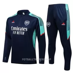 Arsenal Kvart-Zip Trenings Collegegenser Set Herre 22-23 Blågrønn Arsenal Kvart-Zip Trenings Collegegenser Set Herre 22-23 Blågrønn