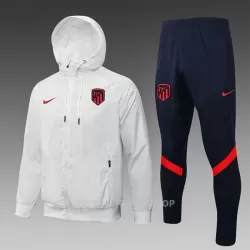 Atlético Madrid Trenings Windrunner Set Herre 22-23 Hvit Atlético Madrid Trenings Windrunner Set Herre 22-23 Hvit