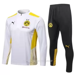 BVB Borussia Dortmund Kvart-Zip Trenings Collegegenser Set Herre 22-23 Hvit BVB Borussia Dortmund Kvart-Zip Trenings Collegegenser Set Herre 22-23 Hvit