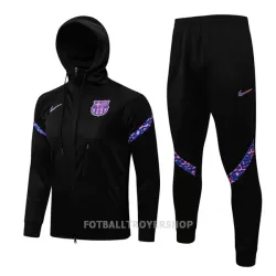 FC Barcelona Trenings Hettejakke Herre 22-23 Svart FC Barcelona Trenings Hettejakke Herre 22-23 Svart