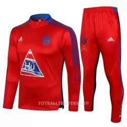FC Bayern München Kvart-Zip Trenings Collegegenser Set Barn 22-23 Rød Blå FC Bayern München Kvart-Zip Trenings Collegegenser Set Barn 22-23 Rød Blå