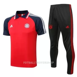 FC Bayern München Trenings Polo Herre 22-23 Rød Blå FC Bayern München Trenings Polo Herre 22-23 Rød Blå