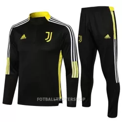 Juventus Kvart-Zip Trenings Collegegenser Set Barn 22-23 Svart Juventus Kvart-Zip Trenings Collegegenser Set Barn 22-23 Svart