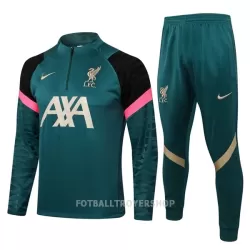Liverpool Kvart-Zip Trenings Collegegenser Set Herre 22-23 Grønn Liverpool Kvart-Zip Trenings Collegegenser Set Herre 22-23 Grønn