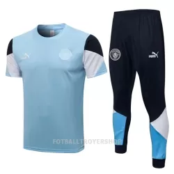 Manchester City Trenings Skjorter Set Herre 22-23 Lys Blå Manchester City Trenings Skjorter Set Herre 22-23 Lys Blå