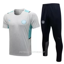 Manchester City Trenings Skjorter Set Herre 22-23 Lys Grå Manchester City Trenings Skjorter Set Herre 22-23 Lys Grå