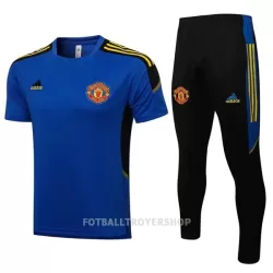 Manchester United Champions League Trenings Skjorter Set Herre 22-23 Blå Manchester United Champions League Trenings Skjorter Set Herre 22-23 Blå