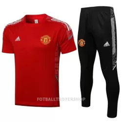 Manchester United Champions League Trenings Skjorter Set Herre 22-23 Rød Hvit Manchester United Champions League Trenings Skjorter Set Herre 22-23 Rød Hvit