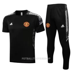 Manchester United Champions League Trenings Skjorter Set Herre 22-23 Svart Hvit Manchester United Champions League Trenings Skjorter Set Herre 22-23 Svart Hvit