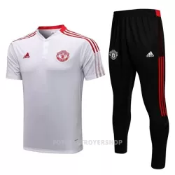 Manchester United Trenings Polo Herre 22-23 Hvit Manchester United Trenings Polo Herre 22-23 Hvit