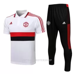 Manchester United Trenings Polo Herre 22-23 Hvit Svart Rød Manchester United Trenings Polo Herre 22-23 Hvit Svart Rød