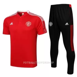 Manchester United Trenings Polo Herre 22-23 Rød Hvit Manchester United Trenings Polo Herre 22-23 Rød Hvit