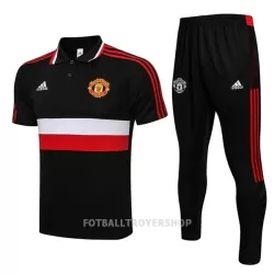 Manchester United Trenings Polo Herre 22-23 Svart Rød Hvit Manchester United Trenings Polo Herre 22-23 Svart Rød Hvit