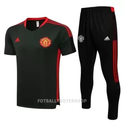 Manchester United Trenings Skjorter Set Herre 22-23 Mørkegrønn Manchester United Trenings Skjorter Set Herre 22-23 Mørkegrønn