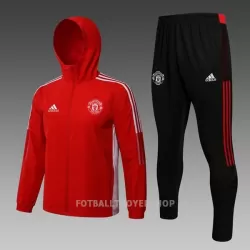 Manchester United Trenings Windrunner Set Herre 22-23 Rød Manchester United Trenings Windrunner Set Herre 22-23 Rød