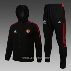 Manchester United Trenings Windrunner Set Herre 22-23 Svart Manchester United Trenings Windrunner Set Herre 22-23 Svart