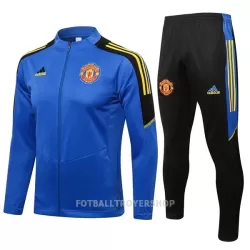 Manchester United Treningsjakkedresser Barn 22-23 Blå Manchester United Treningsjakkedresser Barn 22-23 Blå