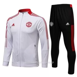 Manchester United Treningsjakkedresser Barn 22-23 Hvit Manchester United Treningsjakkedresser Barn 22-23 Hvit