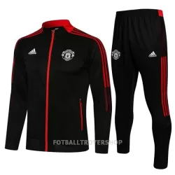 Manchester United Treningsjakkedresser Barn 22-23 Svart Manchester United Treningsjakkedresser Barn 22-23 Svart