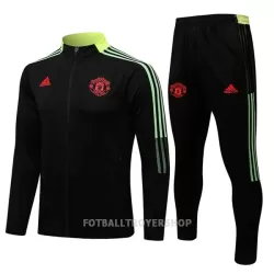 Manchester United Treningsjakkedresser Barn 22-23 Svart Gul Manchester United Treningsjakkedresser Barn 22-23 Svart Gul