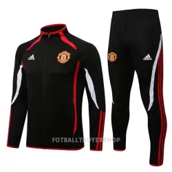 Manchester United Treningsjakkedresser Herre 22-23 Svart Hvit Manchester United Treningsjakkedresser Herre 22-23 Svart Hvit