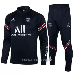 Paris Saint-Germain Kvart-Zip Trenings Collegegenser Set Barn 22-23 Blå Paris Saint-Germain Kvart-Zip Trenings Collegegenser Set Barn 22-23 Blå