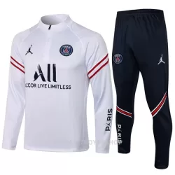 Paris Saint-Germain Kvart-Zip Trenings Collegegenser Set Barn 22-23 Hvit Paris Saint-Germain Kvart-Zip Trenings Collegegenser Set Barn 22-23 Hvit