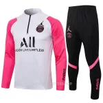 Paris Saint-Germain Kvart-Zip Trenings Collegegenser Set Barn 22-23 Hvit Svart