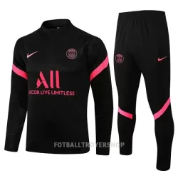 Paris Saint-Germain Kvart-Zip Trenings Collegegenser Set Barn 22-23 Svart Paris Saint-Germain Kvart-Zip Trenings Collegegenser Set Barn 22-23 Svart
