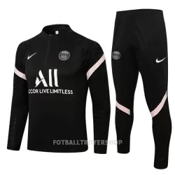 Paris Saint-Germain Kvart-Zip Trenings Collegegenser Set Herre 22-23 Svart Lys Rosa Paris Saint-Germain Kvart-Zip Trenings Collegegenser Set Herre 22-23 Svart Lys Rosa