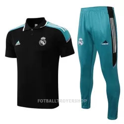 Real Madrid Trenings Polo Herre 22-23 Svart Blå Real Madrid Trenings Polo Herre 22-23 Svart Blå