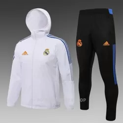Real Madrid Trenings Windrunner Set Herre 22-23 Hvit Real Madrid Trenings Windrunner Set Herre 22-23 Hvit