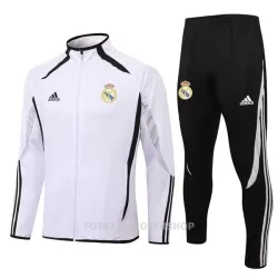 Real Madrid Treningsjakkedresser Herre 22-23 Hvit Svart Real Madrid Treningsjakkedresser Herre 22-23 Hvit Svart