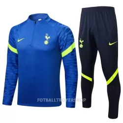 Tottenham Hotspur Kvart-Zip Trenings Collegegenser Set Herre 22-23 Blå Tottenham Hotspur Kvart-Zip Trenings Collegegenser Set Herre 22-23 Blå