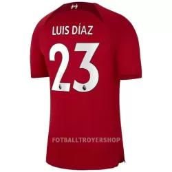 Liverpool Luis Díaz 23 Hjemmedrakt Herre 22-23 Liverpool Luis Díaz 23 Hjemmedrakt Herre 22-23