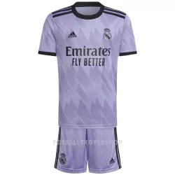 Real Madrid Bortedrakt Barn 22-23 - med Bukse Real Madrid Bortedrakt Barn 22-23 - med Bukse