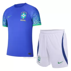 Brasil Bortedrakt Barn VM 2022 - med Bukse Brasil Bortedrakt Barn VM 2022 - med Bukse