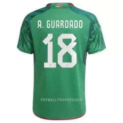 Mexico A.GUARDADO 18 Hjemmedrakt Herre VM 2022 Mexico A.GUARDADO 18 Hjemmedrakt Herre VM 2022