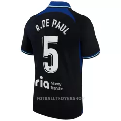 Atlético Madrid R. De Paul 5 Bortedrakt Herre 22-23 Atlético Madrid R. De Paul 5 Bortedrakt Herre 22-23