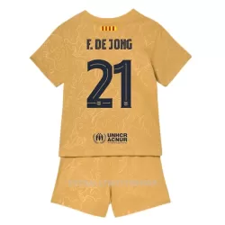 FC Barcelona Frenkie de Jong 21 Bortedrakt Barn 22-23 - med Bukse FC Barcelona Frenkie de Jong 21 Bortedrakt Barn 22-23 - med Bukse