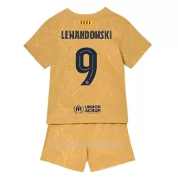 FC Barcelona Lewandowski 9 Bortedrakt Barn 22-23 - med Bukse FC Barcelona Lewandowski 9 Bortedrakt Barn 22-23 - med Bukse