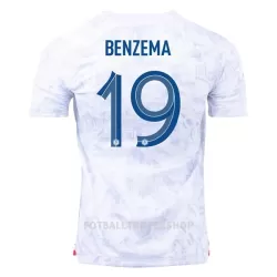 Frankrike Benzema 19 Bortedrakt Herre VM 2022 Frankrike Benzema 19 Bortedrakt Herre VM 2022