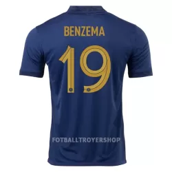 Frankrike Benzema 19 Hjemmedrakt Herre VM 2022 Frankrike Benzema 19 Hjemmedrakt Herre VM 2022