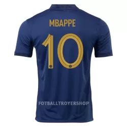 Frankrike Mbappé 10 Hjemmedrakt Herre VM 2022 Frankrike Mbappé 10 Hjemmedrakt Herre VM 2022