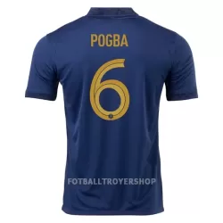 Frankrike Pogba 6 Hjemmedrakt Herre VM 2022 Frankrike Pogba 6 Hjemmedrakt Herre VM 2022