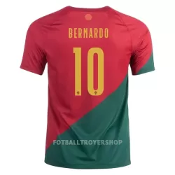 Portugal Bernardo 10 Hjemmedrakt Herre VM 2022 Portugal Bernardo 10 Hjemmedrakt Herre VM 2022