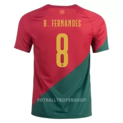 Portugal Bruno Fernandes 8 Hjemmedrakt Herre VM 2022 Portugal Bruno Fernandes 8 Hjemmedrakt Herre VM 2022